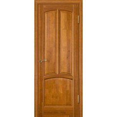 Дверь массив ольхи Виола глухая Медовый орех