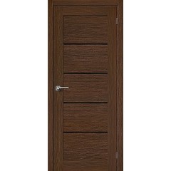 Дверь шпон Вуд Модерн-22 остекленная Golden Oak