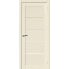 Дверь шпон Вуд Модерн-22 остекленная Ivory