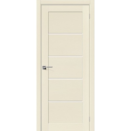 Дверь шпон Вуд Модерн-22 остекленная Ivory