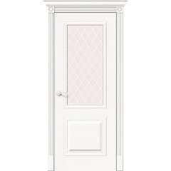 Дверь шпон Вуд Классик-13 остекленная Whitey