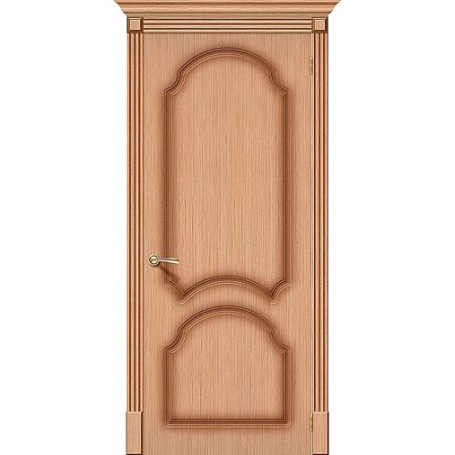 Соната дуб межкомнатная шпонированная дверь глухая
