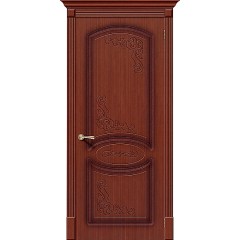 Азалия макоре межкомнатная шпонированная дверь глухая