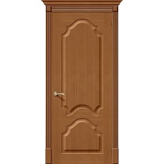 Афина орех межкомнатная шпонированная дверь глухая