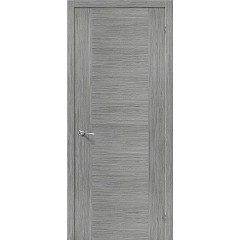 Дверь шпон Рондо серый дуб глухая