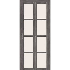 Дверь книжка экошпон Твигги V4 Grey Veralinga