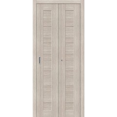 Дверь книжка экошпон Порта-21 Cappuccino Veralinga