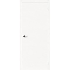 Дверь шпон Вуд Флэт-0.H глухая Whitey
