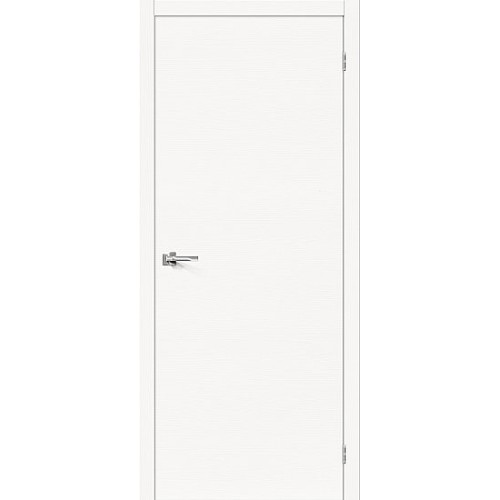 Дверь шпон Вуд Флэт-0.H глухая Whitey