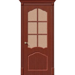 Дверь шпон Каролина маккоре остекленная