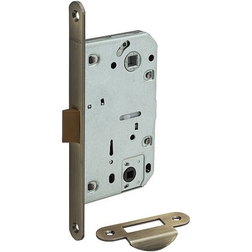 Защелка с пластиковым язычком Гальваника AB Бронза 045-0050