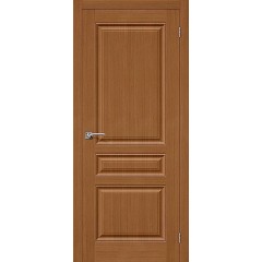Статус-14 Орех межкомнатная шпонированная дверь глухая