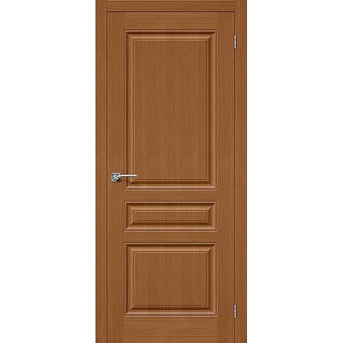 Статус-14 Орех межкомнатная шпонированная дверь глухая