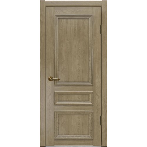 Вероника-5 Дуб натуральный межкомнатная дверь экошпон глухая