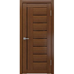 ЛУ-17 Темный орех экошпон черное стекло