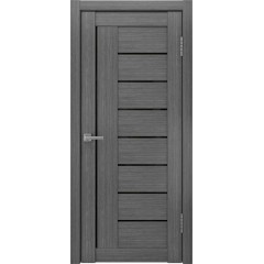 ЛУ-17 Серый экошпон черное стекло