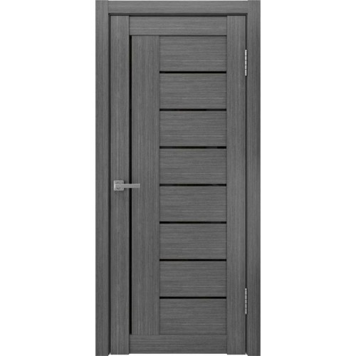 ЛУ-17 Серый экошпон черное стекло