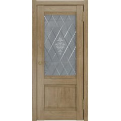 ЛУ-52 Дуб натуральный экошпон стекло