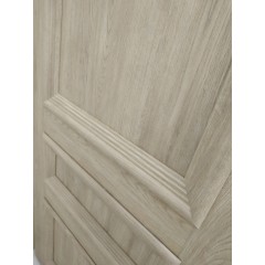 Вероника-3 Дуб натуральный межкомнатная дверь экошпон со стеклом