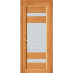 Дверь массив сосны Вега-2 Светлый орех