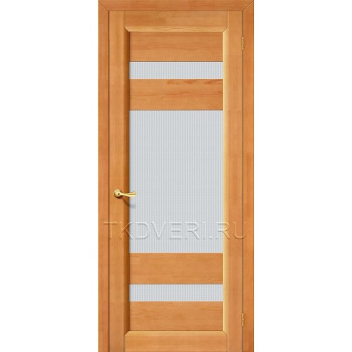 Дверь массив сосны Вега-2 Светлый орех