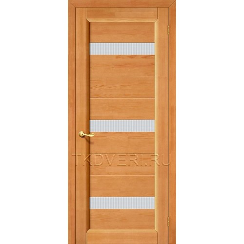 Дверь массив сосны Вега-2 ПЧО Светлый орех