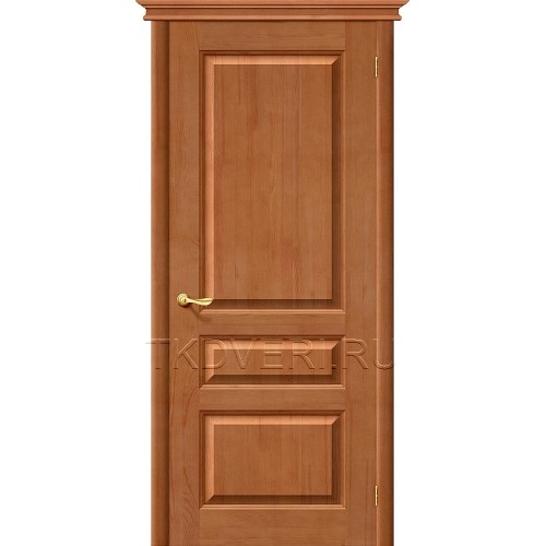 Дверь массив сосны М5 Светлый лак