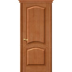 Дверь массив сосны М7 Т-05 Светлый Лак глухая