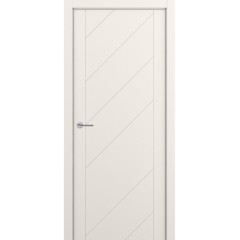Межкомнатная дверь Zadoor Art-Lite ПГ Diagonale Эмаль Белый