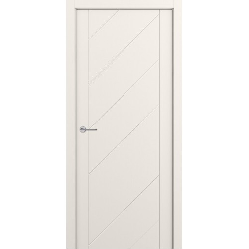 Межкомнатная дверь Zadoor Art-Lite ПГ Diagonale Эмаль Белый