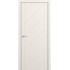 Межкомнатная дверь Zadoor Art-Lite ПГ Diagonale Эмаль Белый