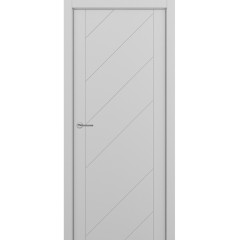 Межкомнатная дверь Zadoor Art-Lite ПГ Diagonale Эмаль Белый