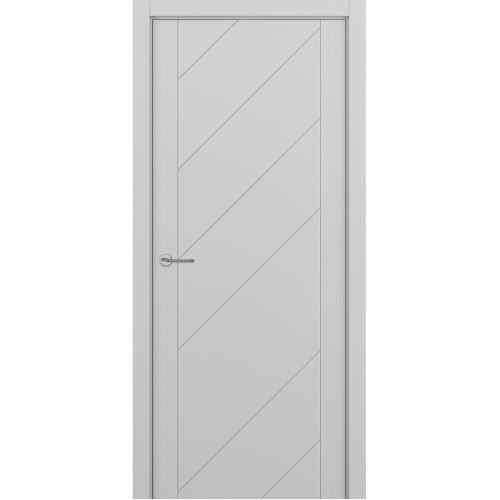 Межкомнатная дверь Zadoor Art-Lite ПГ Diagonale Эмаль Белый