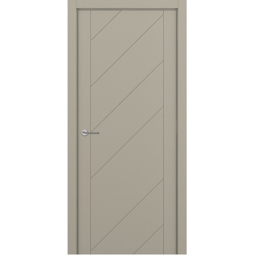 Межкомнатная дверь Zadoor Art-Lite ПГ Diagonale Эмаль Белый