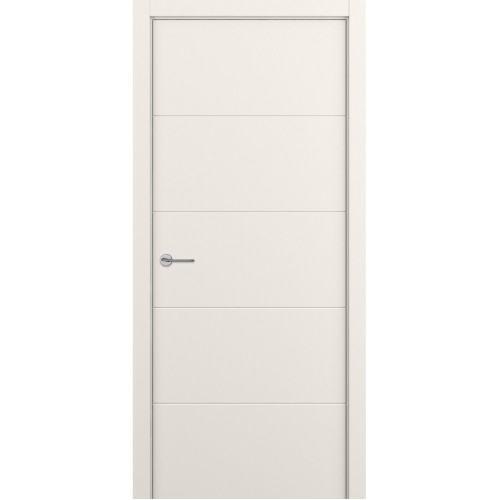 Межкомнатная дверь Zadoor Art-Lite ПГ Groove Эмаль Белый