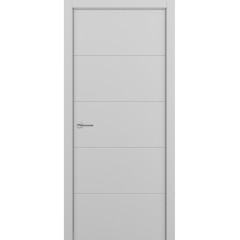 Межкомнатная дверь Zadoor Art-Lite ПГ Groove Эмаль Белый