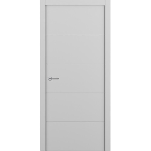 Межкомнатная дверь Zadoor Art-Lite ПГ Groove Эмаль Белый