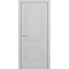 Межкомнатная дверь Zadoor Art-Lite ПГ Венеция 3 Эмаль Серый шелк