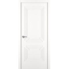 Межкомнатная дверь Zadoor Art-Lite ПГ Венеция 3 Эмаль Серый шелк