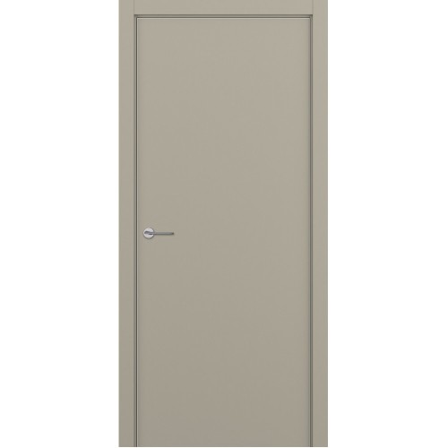 Межкомнатная дверь Zadoor Art-Lite ПГ Elen Эмаль Белый + алюм кромка