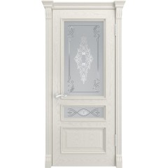 ГЕРА-2 Luxor Шпон Дуб RAL 9010, стекло