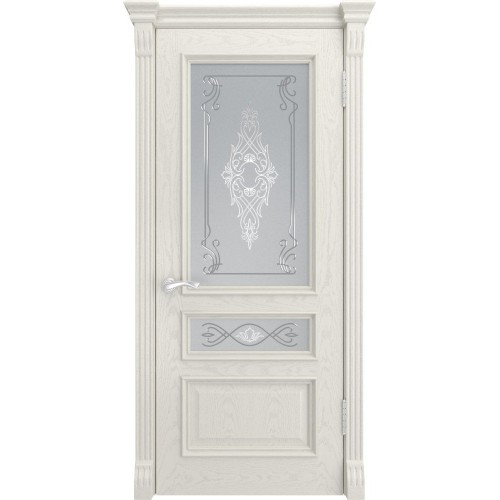 ГЕРА-2 Luxor Шпон Дуб RAL 9010, стекло