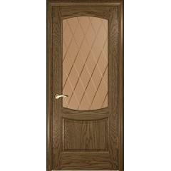 Лаура 2 Luxor Шпон Мореный дуб, стекло