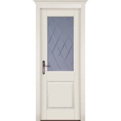 Дверь Ока массив ольхи-Элегия Античный орех стекло