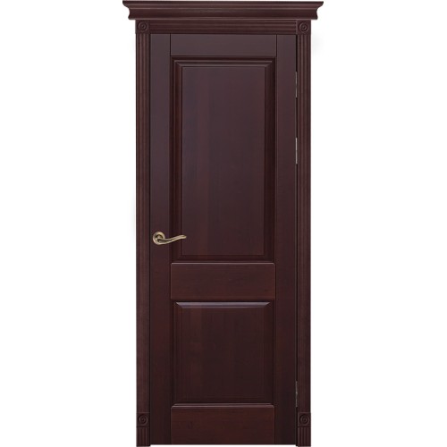 Дверь Ока массив ольхи-Элегия Махагон глухая