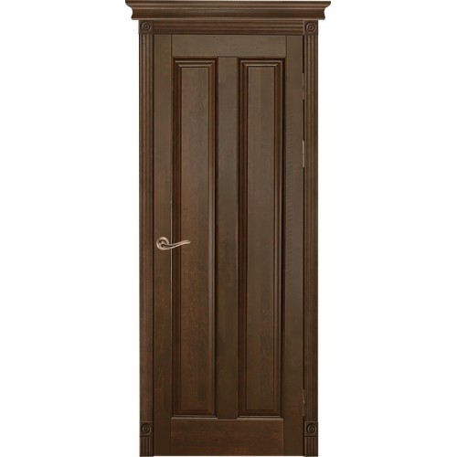 Дверь Ока массив ольхи Сорренто Махагон глухая