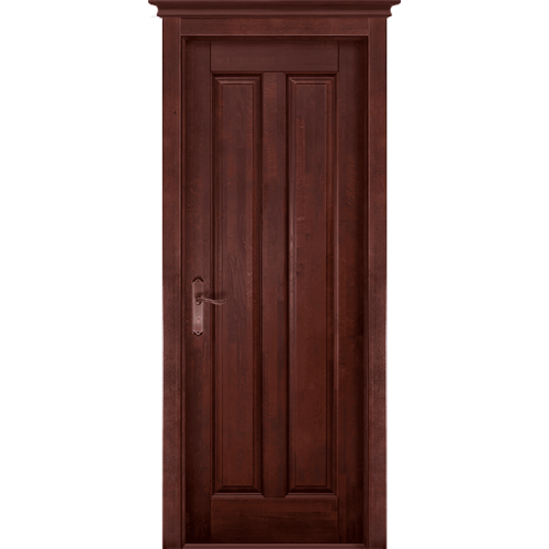 Дверь Ока массив ольхи Сорренто Махагон глухая