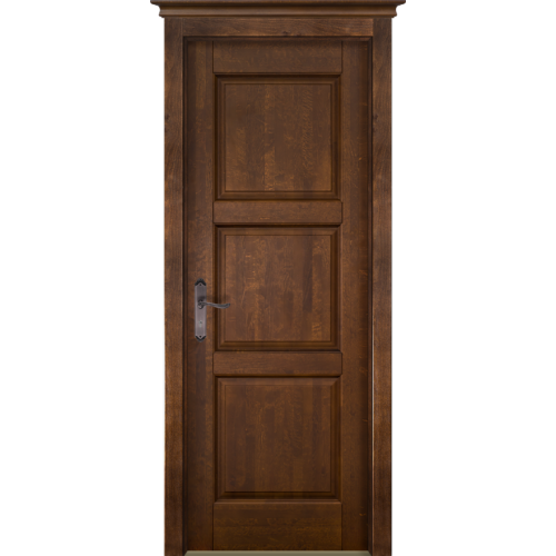 Дверь Ока массив ольхи  - Турин Античный орех глухая