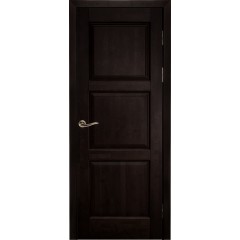 Дверь Ока массив ольхи-Турин Венге глухая