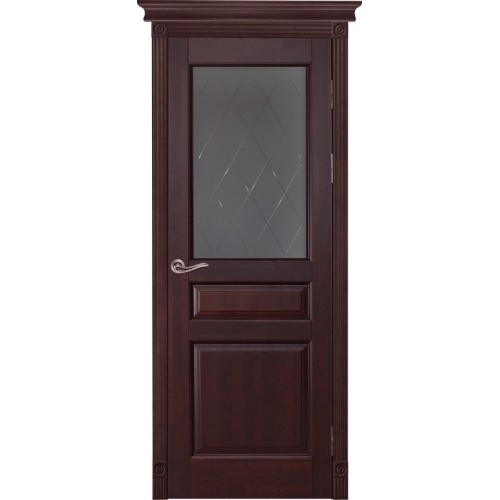 Дверь Ока массив ольхи-Валенсия Венге ПО